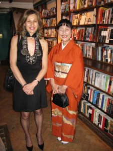 Lesley with Kuniko Tamae