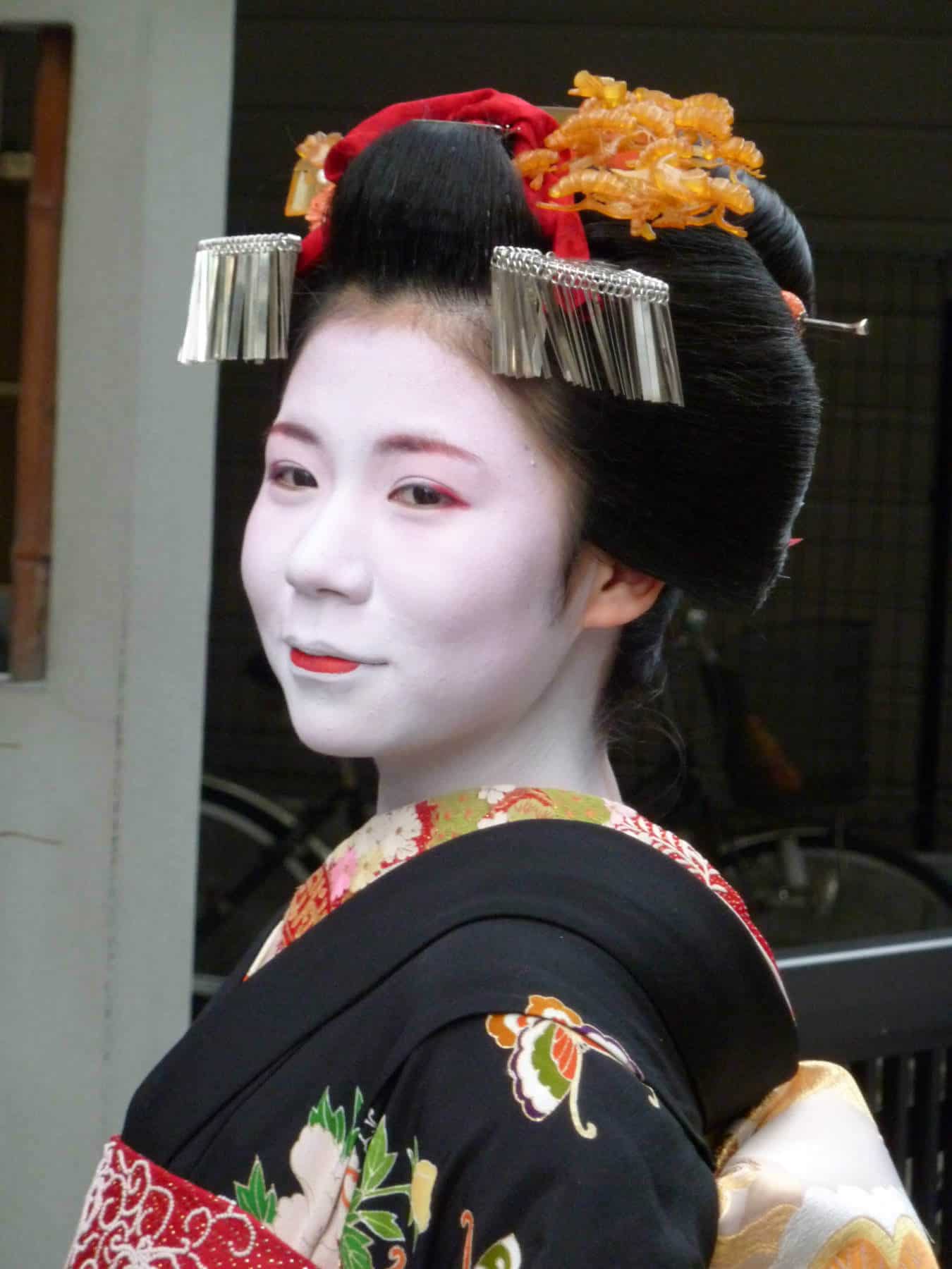 15-year-old maiko Ko-ume all dressed up for her debut