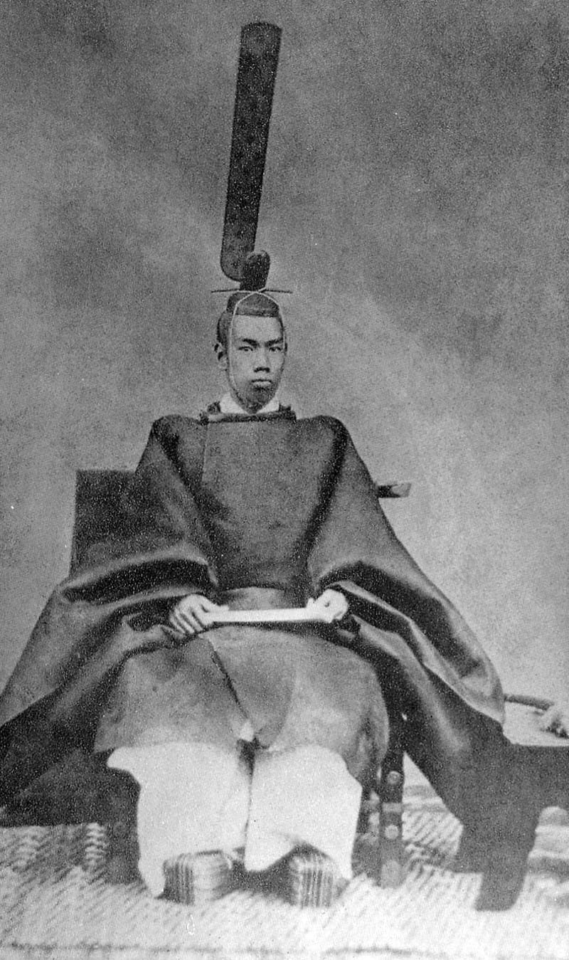 The young Emperor Mutsuhito (Emperor Meiji)by Uchida Kuichi