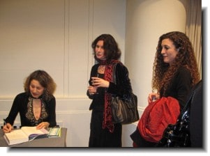 Lesley signing copies of The Last Concubine