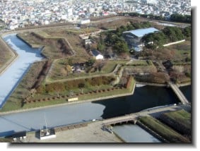 Goryokaku, the star-shaped fortress