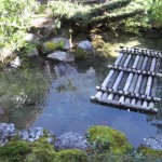 Garden of inn where Princess Kazu stayed