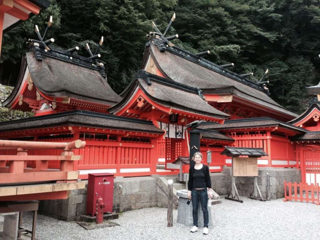 At Kumano Nachi Taisha shrine