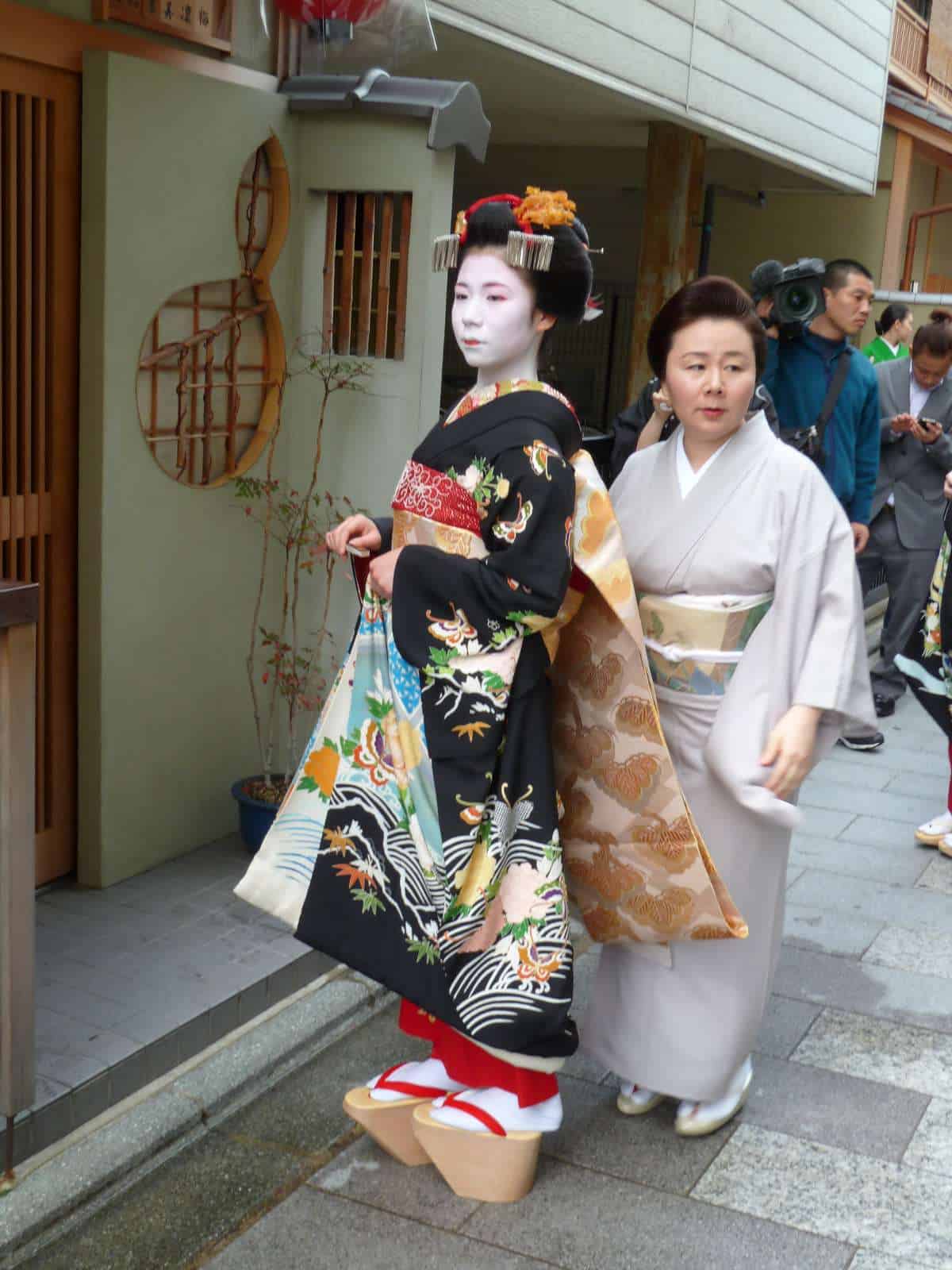 16 year old Ko-ume with her house mother Koito