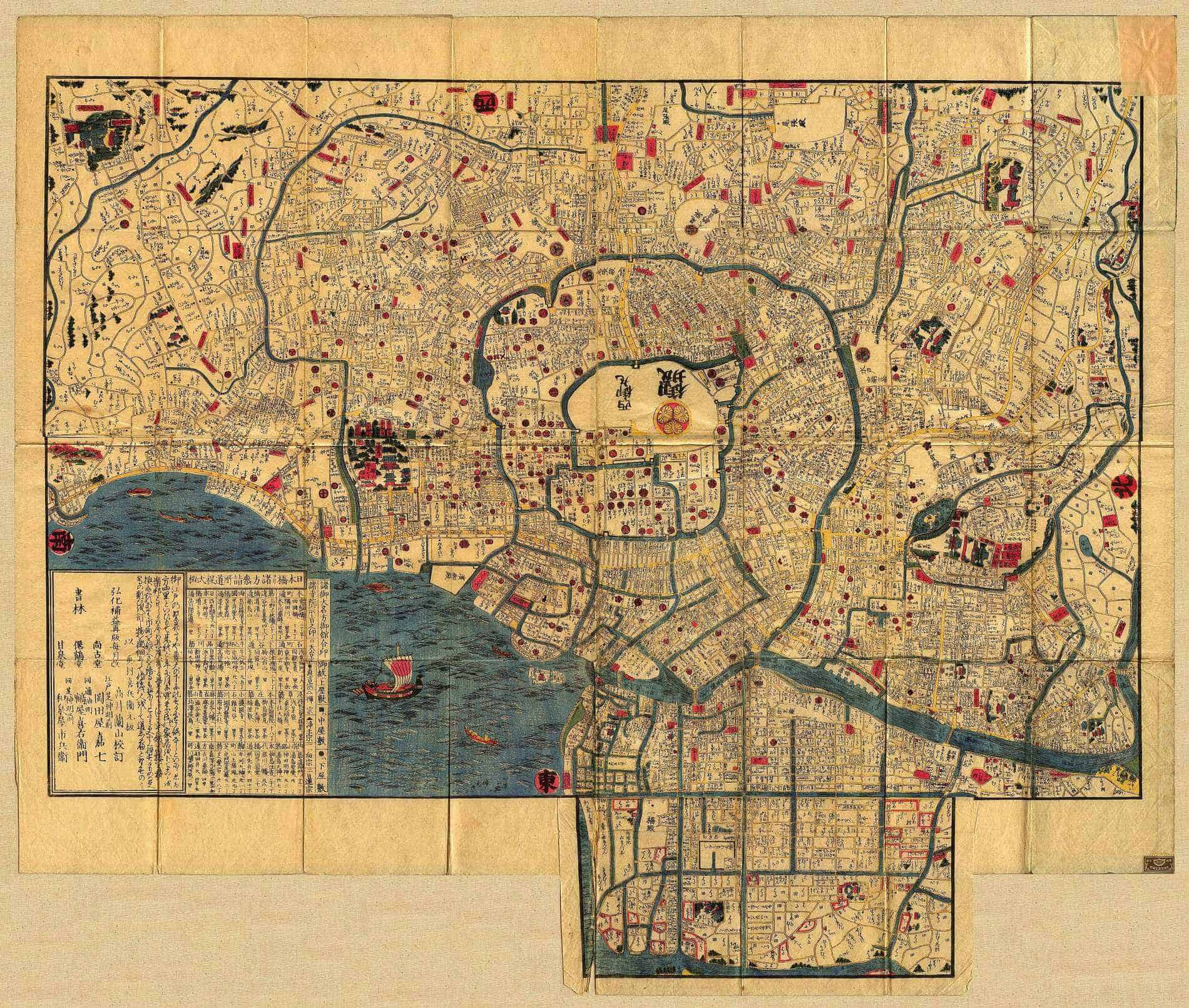 Map of Edo