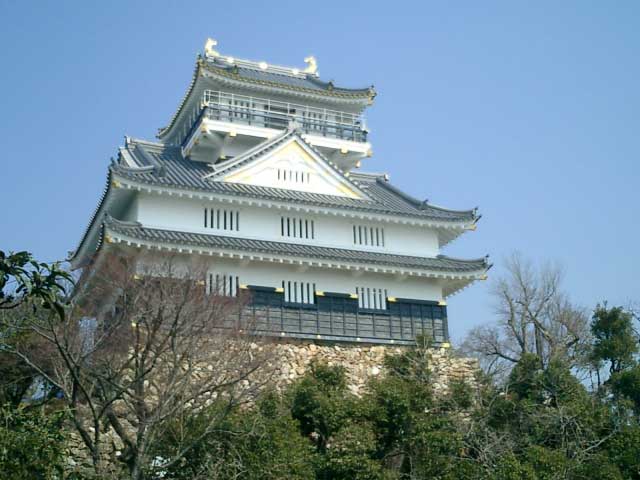 Gifu Castle, Oda Nobunaga’s fortress.